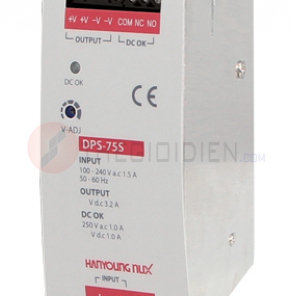 BỘ NGUỒN GẮN THANH RAY DPS -75S-12,24,48